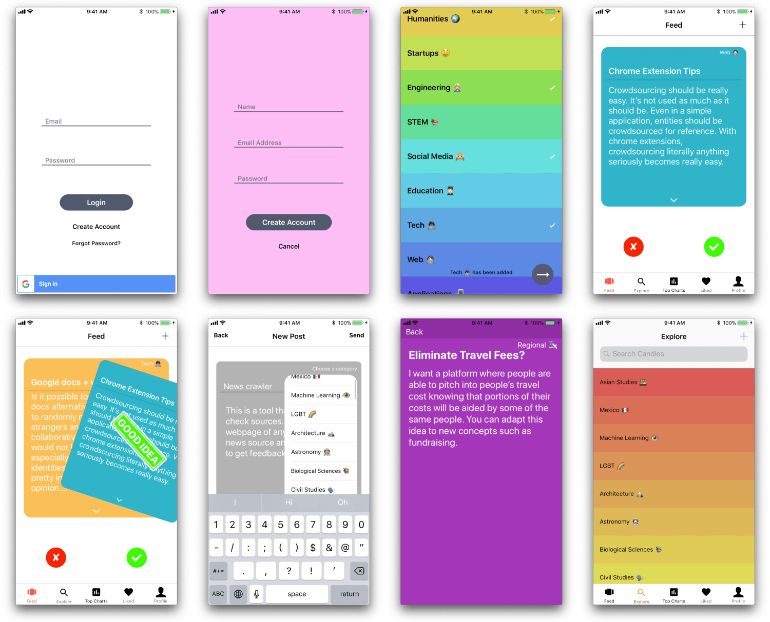 Idea Swipe for iOS